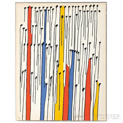 Alexander Calder (American, 1898-1976) Lithograph      Untitled