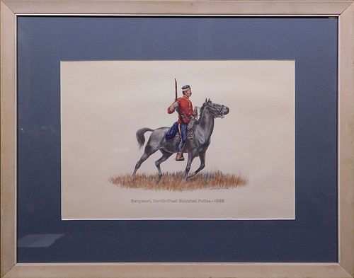 Theodore Baldwin Pitman: Sergeant, North-West Mounted Police, 1885