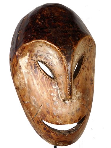 Mask, Mbole People, Congo/Zaire, with Stand