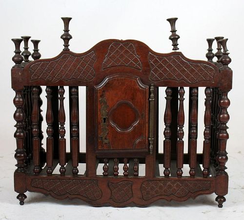 French Provincial panetiere in walnut