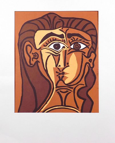 Pablo Picasso: Head of a Woman, Brown