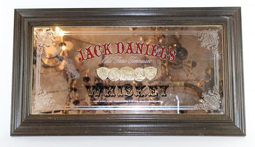 Jack Daniels reverse painted pub mirror