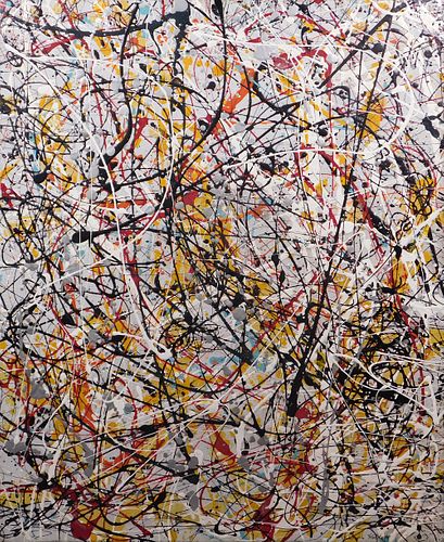 Jackson Pollock, Manner of: Drip Painting