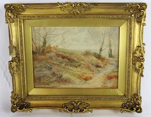 Landscape scene English watercolor