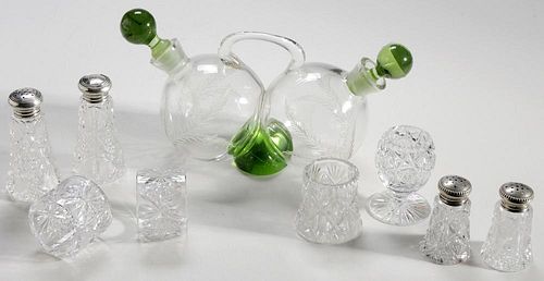 Brilliant Period Cut Glass Table Items