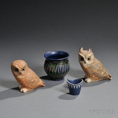 Four Danish Pottery Items