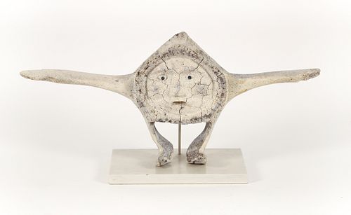 20th Century Inuit Whale Vertebrae Carving 
