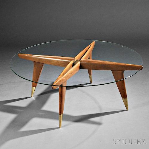 Gio Ponti (Italian, 1891-1979) Compass Table