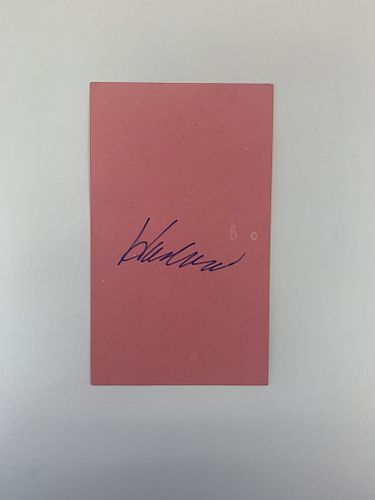 Hank Aaron  signature