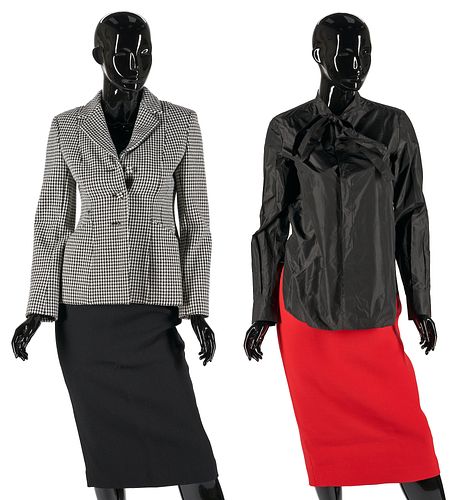4 Dior Garments, incl. Wool Houndstooth Jacket