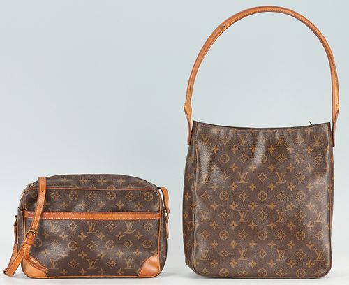 Two Louis Vuitton Handbags, Looping and Trocadero