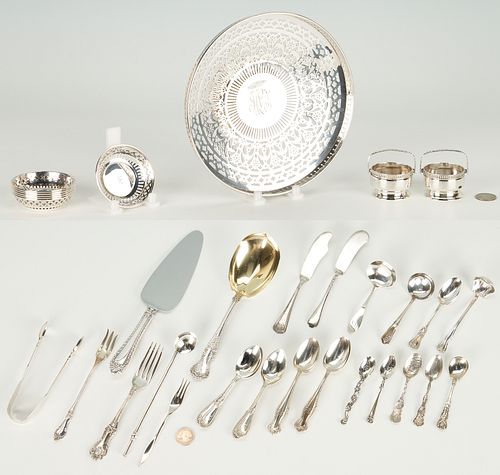 36 Assembled Silver Tableware Items