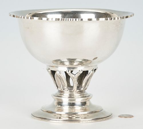 Mid Century Sanborns Mexican Sterling Silver Compote