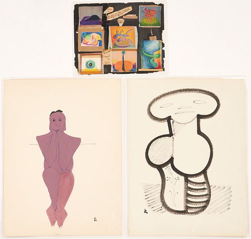 Eugene Biel Bienne (1902-1969), 3 Works on Paper