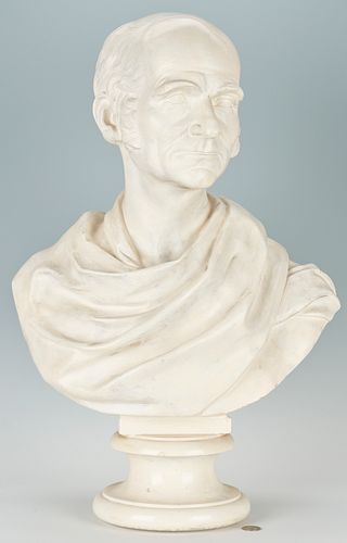 By or After Shobal Clevenger, Bust of Amos Lawrence