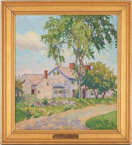 Elizabeth Jewell O/C, New England Farmhouse