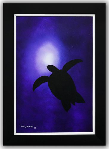 Wyland- Original Painting on Canvas "Sea Turtle"