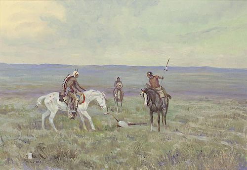 Asa (Ace) Powell 1912 - 1978 | Indian Scouts on Horseback