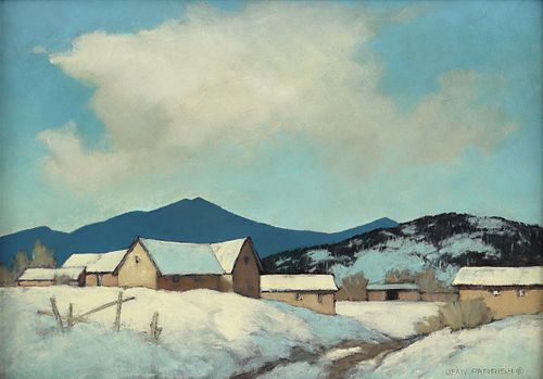 NO RESERVE Jean Parrish (1911-2004) - New Mexico Winter