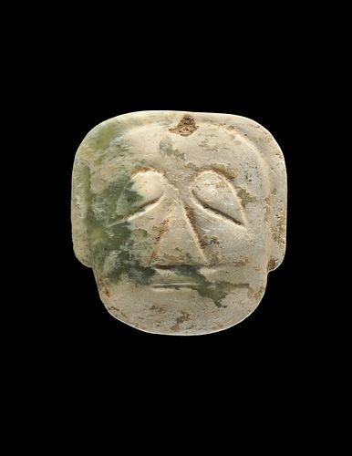 Face Pendant, Late Neolithic Period, Hongshan Culture (4700-2500 BCE)
