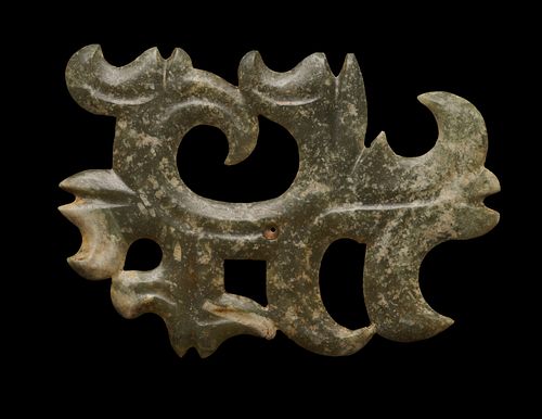 Cloud Pendant, Late Neolithic Period, Hongshan Culture (4700-2500 BCE)