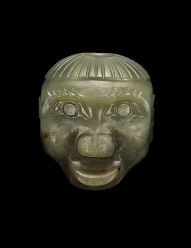 Pendant of a Human Head, Shang Period (1600-1100 BCE)