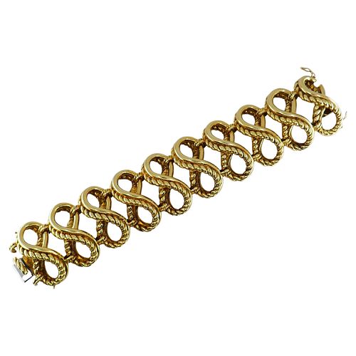 Tiffany & Co. 18k Cage Bracelet