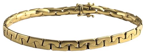 Heavy 18K Gold Men's Bracelet