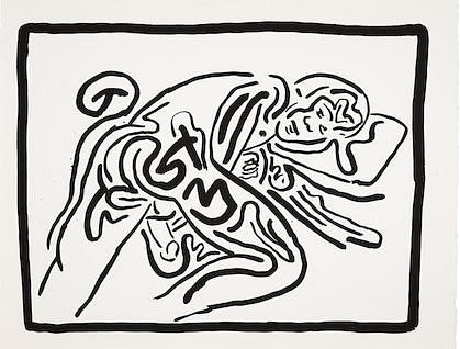 Keith Haring - Untitled I from "Bad Boys"
