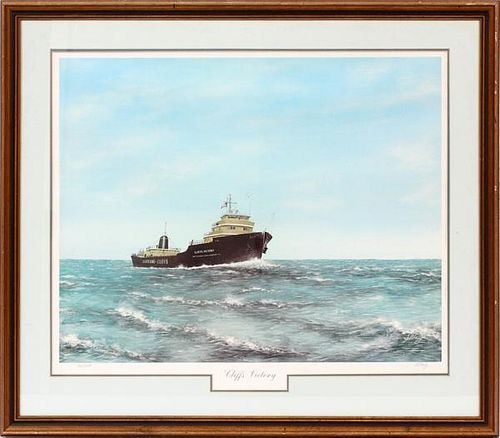 JIM CLARY PENCIL SIGNED COLOR PRINT