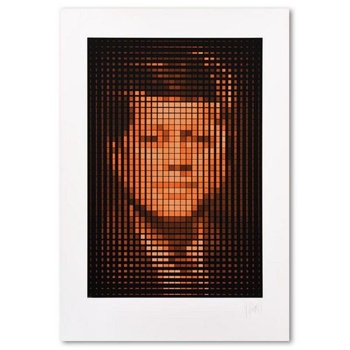 Jean-Pierre Yvaral (1934-2002), "JFK" Limited Edition Serigraph, Numbered and Hand Signed with Letter of Authenticity.