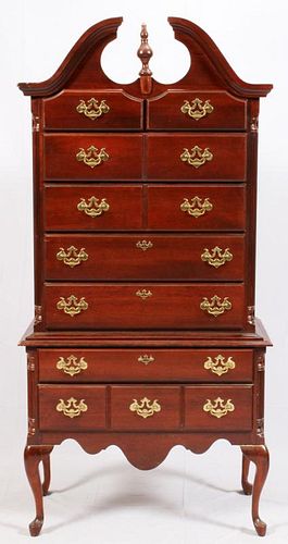 QUEEN ANNE STYLE MAHOGANY HIGHBOY