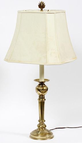 CONTEMPORARY BRASS LAMP