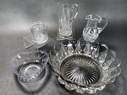 LOT OF ASSORTED GLASS ITEMS