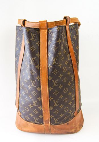 Lot - A Louis Vuitton monogram bucket bag 1980s