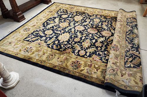 WOOL HAND KNOTTED RUG 8'9" X 11'5"