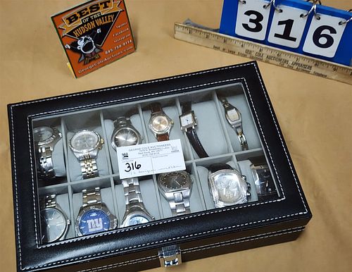 BX 12 DESIGNER WATCHES FOSSIL, MICHAEL KORS, GUESS,K TECHNO MASTER, KENNETH COLE ETC.