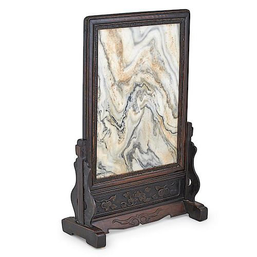 CHINESE DREAM STONE MARBLE TABLE SCREEN