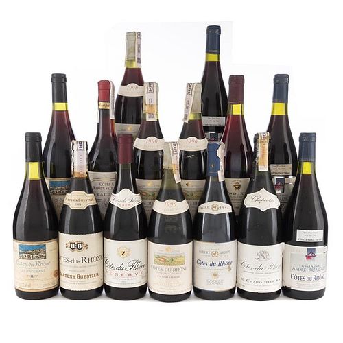 Lote de Vinos Tintos de Francia. Domaine André Brémond. En presentaciones de 750 ml. Total de piezas: 15.