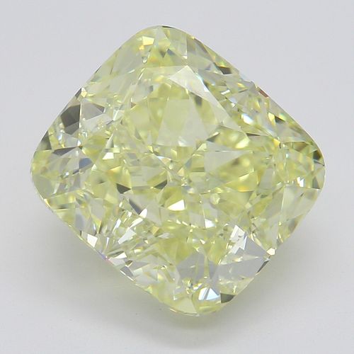 4.51 ct, Natural Fancy Yellow Even Color, VVS1, Cushion cut Diamond (GIA Graded), Appraised Value: $142,900 