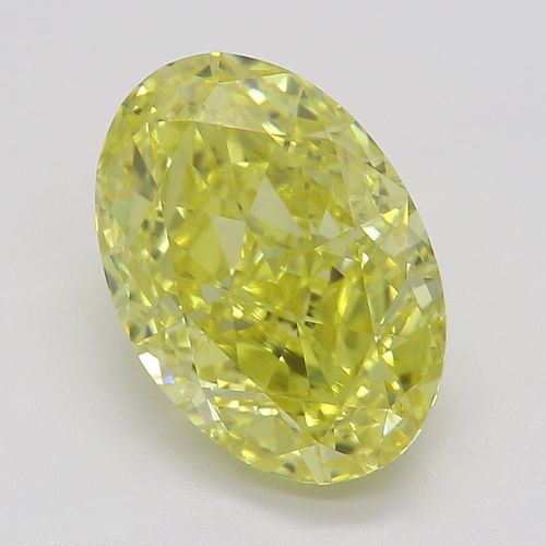 2.16 ct, Natural Fancy Intense Yellow Even Color, VS1, Oval cut Diamond (GIA Graded), Appraised Value: $149,400 