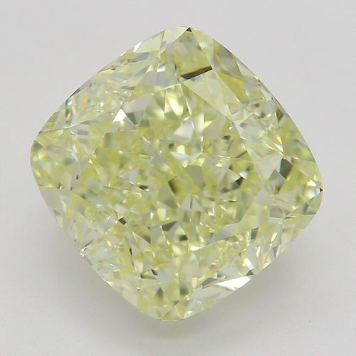 3.90 ct, Natural Fancy Yellow Even Color, IF, Cushion cut Diamond (GIA Graded), Appraised Value: $141,500 