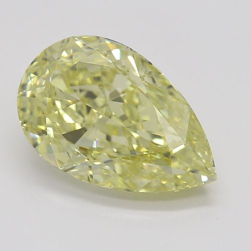 2.22 ct, Natural Fancy Yellow Even Color, VVS1, Pear cut Diamond (GIA Graded), Appraised Value: $53,700 