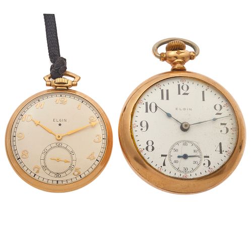 Collection of Two Elgin Gold-Filled Pocket Watches