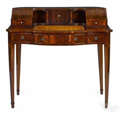 French fruitwood lady's escritoire, 19th c., 35'' h., 36'' w.