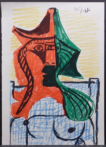 Pablo Picasso: Tete de Femme