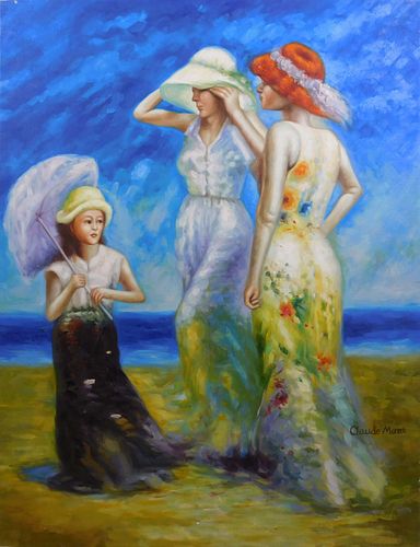 Three Ladies on a Beach