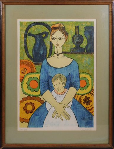 Vincent Caralto: Mid Century Mother and Child