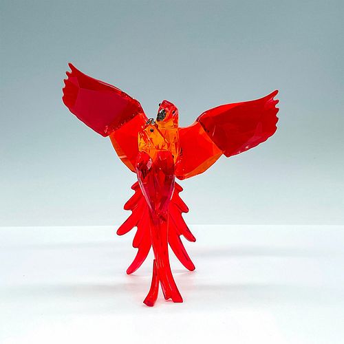 Swarovski Crystal Paradise Figurine, Red Parrots