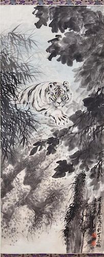 * Attributed to Zhang Shanzi, (1882-1940), Tiger